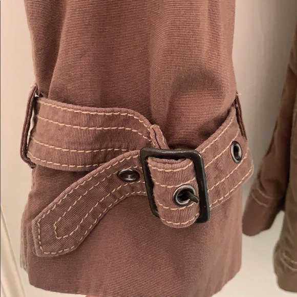 GAP Military type khaki trench coat - Picture 2 of 6